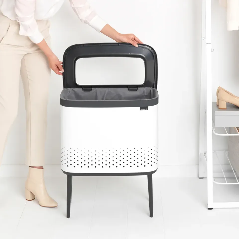 Outlet Brabantia Cesto de la ropa Bo 60 L, Blanco