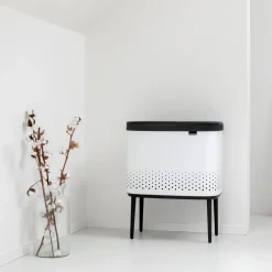 Outlet Brabantia Cesto de la ropa Bo 60 L, Blanco
