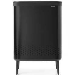 New Brabantia Cesto de la ropa Bo high 2x45 L, mate Negro