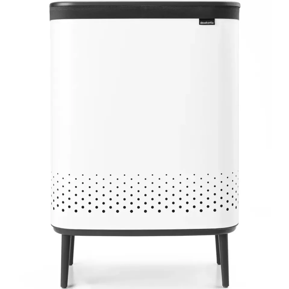 Brabantia Cesto de la ropa Bo high 2x45 L, Blanco