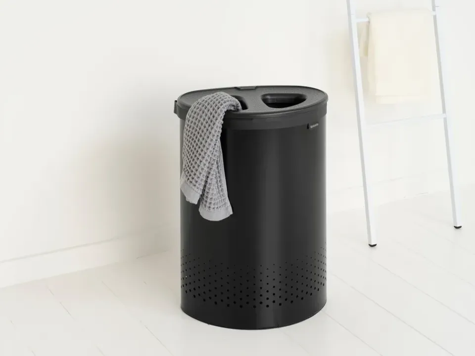 Sale Brabantia Cesto de lavandería selector 55 L, mate Negro