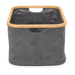 Clearance Brabantia Cesto de ropa plegable 40 L, Pepper Black Negro