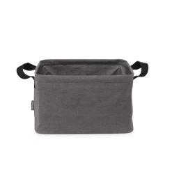 New Brabantia Cesto de ropa plegable 35 L, Pepper Black Negro