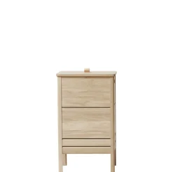 Hot Form & Refine Cesto para ropa A Line, Roble blanco Beige
