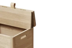 Hot Form & Refine Cesto para ropa A Line, Roble blanco Beige