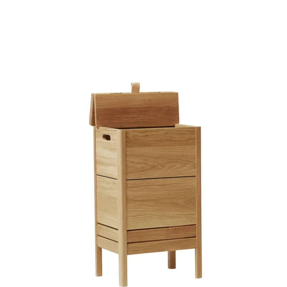 Outlet Form & Refine Cesto para ropa A Line, Roble Marrón