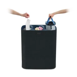 New Joseph Joseph Cesto para ropa Tota Trio 90 L, Negro