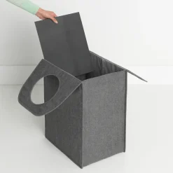 New Brabantia Cesto ropa sucia , rectangular 55 L, oscuro Gris