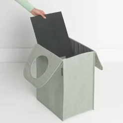 Outlet Brabantia Cesto ropa sucia , rectangular 55 L, verde Gris