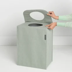 Outlet Brabantia Cesto ropa sucia , rectangular 55 L, verde Gris