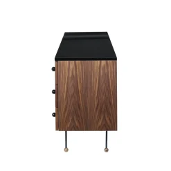 Hot GUBI Cómoda 62 Dresser, American walnut, 6 cajones Marrón