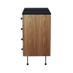 Outlet GUBI Cómoda 62 Dresser, American walnut, 4 cajones Marrón