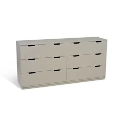 Mavis Cómoda Aoko doble 6 cajones, Beige