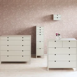 Clearance 1898 Cómoda Square 2+3 cajones, Sand Beige