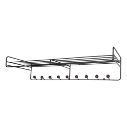 Clearance Maze Colgador Bill Hat rack L, Negro-marrón oscuro NegroMarrón