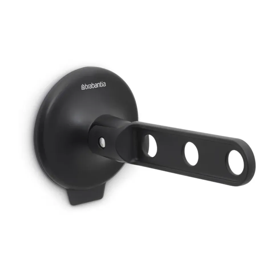Brabantia Colgador con ventosa, Negro