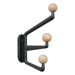 Sale &Tradition Colgador Capture SC74 small 3-brazos, Graphite-Oak Gris
