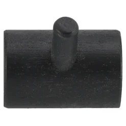 Sale 1898 Colgador de 1 gancho Allsarp, Abedul pintado Negro