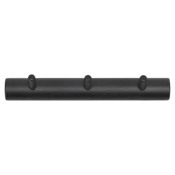 Sale 1898 Colgador de 3 ganchos Allsarp, Abedul pintado Negro