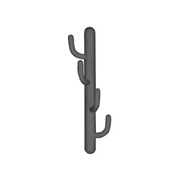 Best SMD Design Colgador de pared Ava, Gris