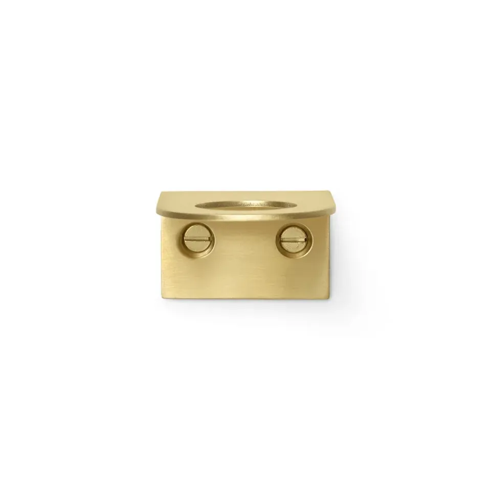 Ferm Living Colgador de pared Basho, latón Color dorado