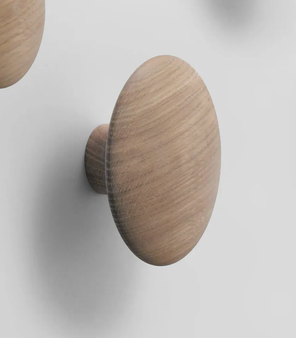 Online Muuto Colgador de pared The Dots, mediano, roble Marrón