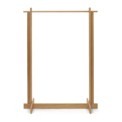 New Ferm Living Colgador de ropa Bridge Clothes Rack, Roble aceitado Marrón