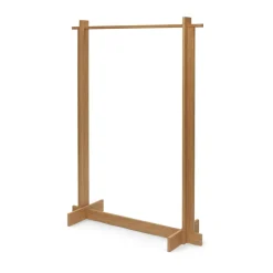 New Ferm Living Colgador de ropa Bridge Clothes Rack, Roble aceitado Marrón