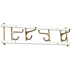 Discount Essem Design Colgador Dekorativ de 4 ganchos Maxi 4, -latón Blanco
