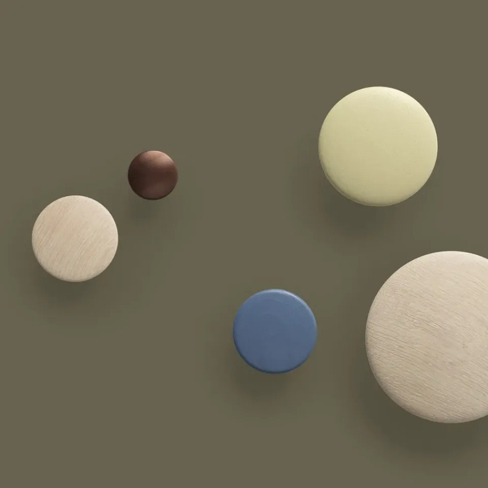 Sale Muuto Colgador metal The Dots 2,7 cm, Umber Marrón