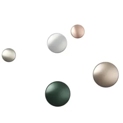 Outlet Muuto Colgador metal The Dots 5 cm, Dark green Verde