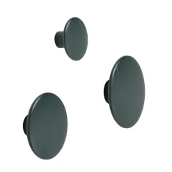 New Muuto Colgador The Dots dark green, Medium Verde