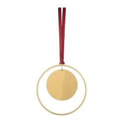 Online Blomus Colgante de navidad KITAI 8,5 cm 4 unidades, Circle Color dorado