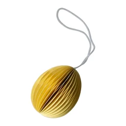 Sale DBKD Colgante de pascua Ovoid papel 7 cm, Yellow Amarillo