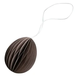 Outlet DBKD Colgante de pascua Ovoid papel 7 cm, Brown Marrón