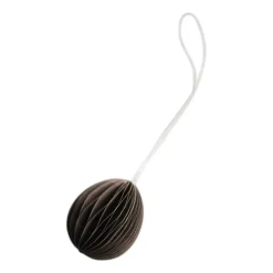 Clearance DBKD Colgante de Pascua Ovoid papel small 4 cm, Brown Marrón