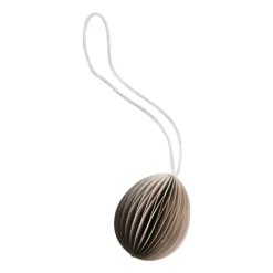 Discount DBKD Colgante de Pascua Ovoid papel small 4 cm, Sand Amarillo