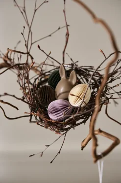 Discount DBKD Colgante de Pascua Ovoid papel small 4 cm, Sand Amarillo