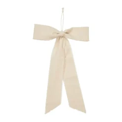 Online Ferm Living Colgante decorativo Bow large 30x45 cm, Natural Blanco