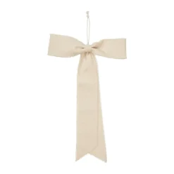 Online Ferm Living Colgante decorativo Bow large 30x45 cm, Natural Blanco