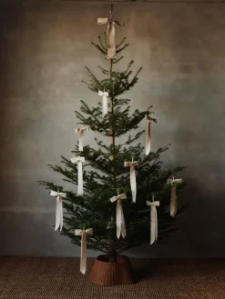 Online Ferm Living Colgante decorativo Bow large 30x45 cm, Natural Blanco