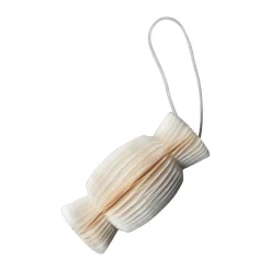 DBKD Colgante navideño Paper candy, White Blanco