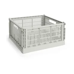 Clearance HAY Colour Crate L Square 42x42 cm, Grey Gris
