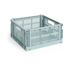 HAY Colour Crate M Square 29,5x29,5 cm, Dusty blue Azul
