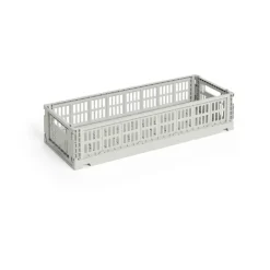 Hot HAY Colour Crate Mini Oblong 13x34,5 cm, Grey Gris