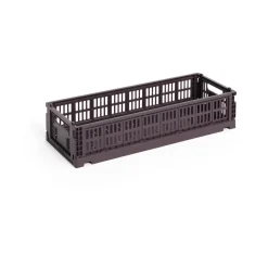 Hot HAY Colour Crate Mini Oblong 13x34,5 cm, Bordeaux Rojo