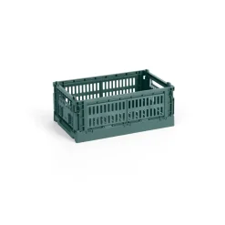 Best HAY Colour Crate S 17x26,5 cm, Dark green Verde