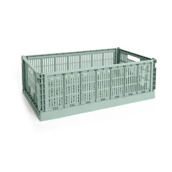 HAY Colour Crate XL 42x68 cm, Sage green Verde