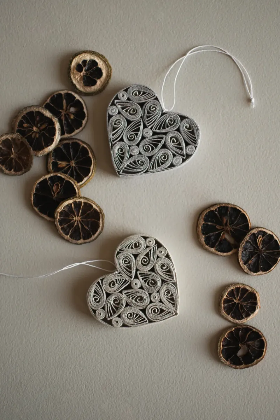 Sale DBKD Corazón de papel 8 cm, Topo Marrón
