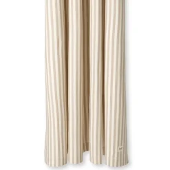 Sale Ferm Living Cortina de baño Chambray, Sand-off white BeigeBlanco